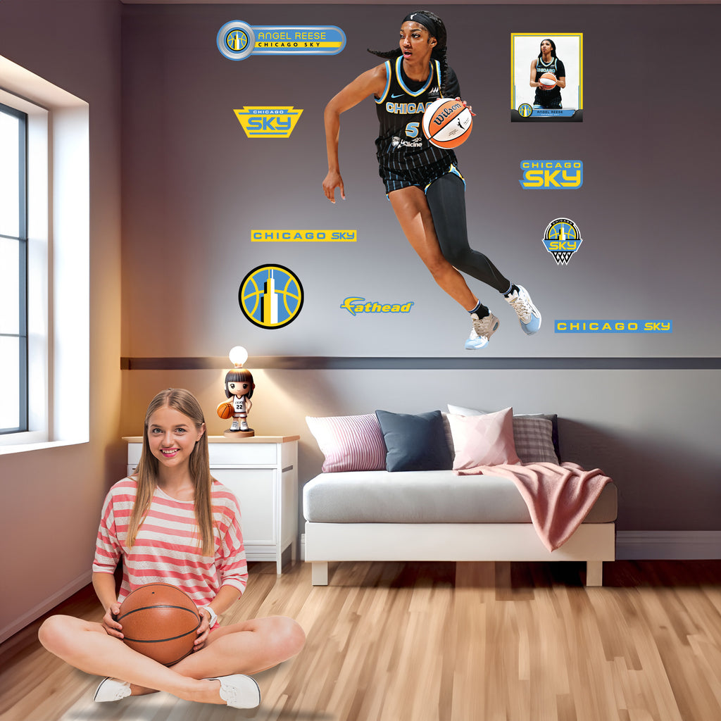 Life-Size Athlete +9 Decals  (50"W x 78"H) 