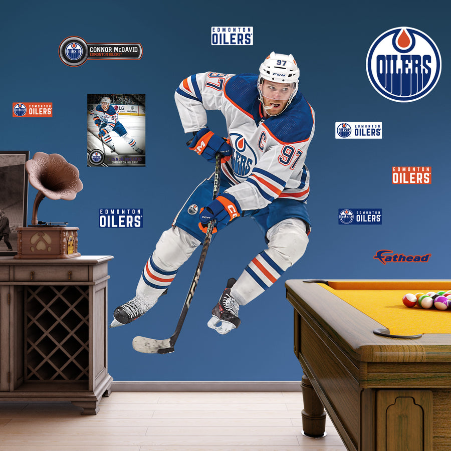 Connor McDavid - RealBig Collection - Official NHL - Edmonton Oilers - Reusable Vinyl Wall Decals #5