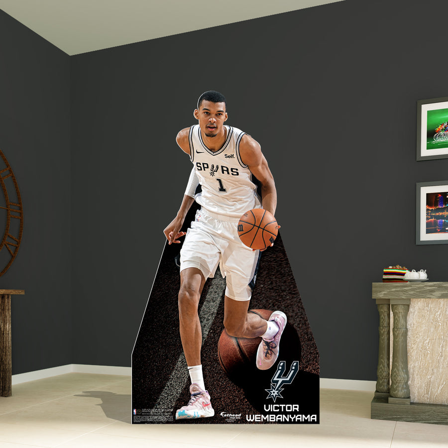 Victor Wembanyama - Life-Size Stand Out - Official NBA - San Antonio Spurs - Foam Core Cutout
