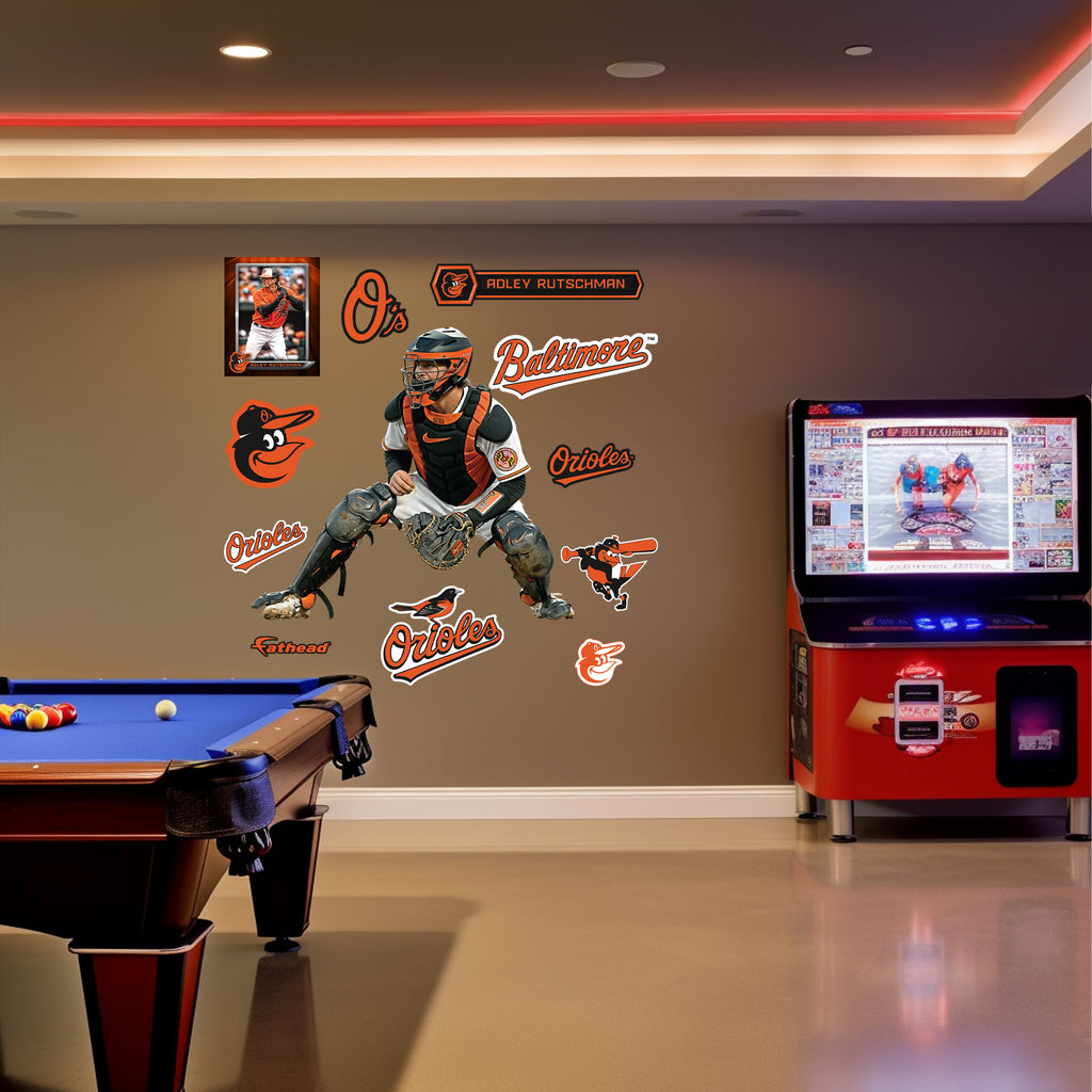 Life-Size Athlete +11 Decals  (56"W x 50"H)