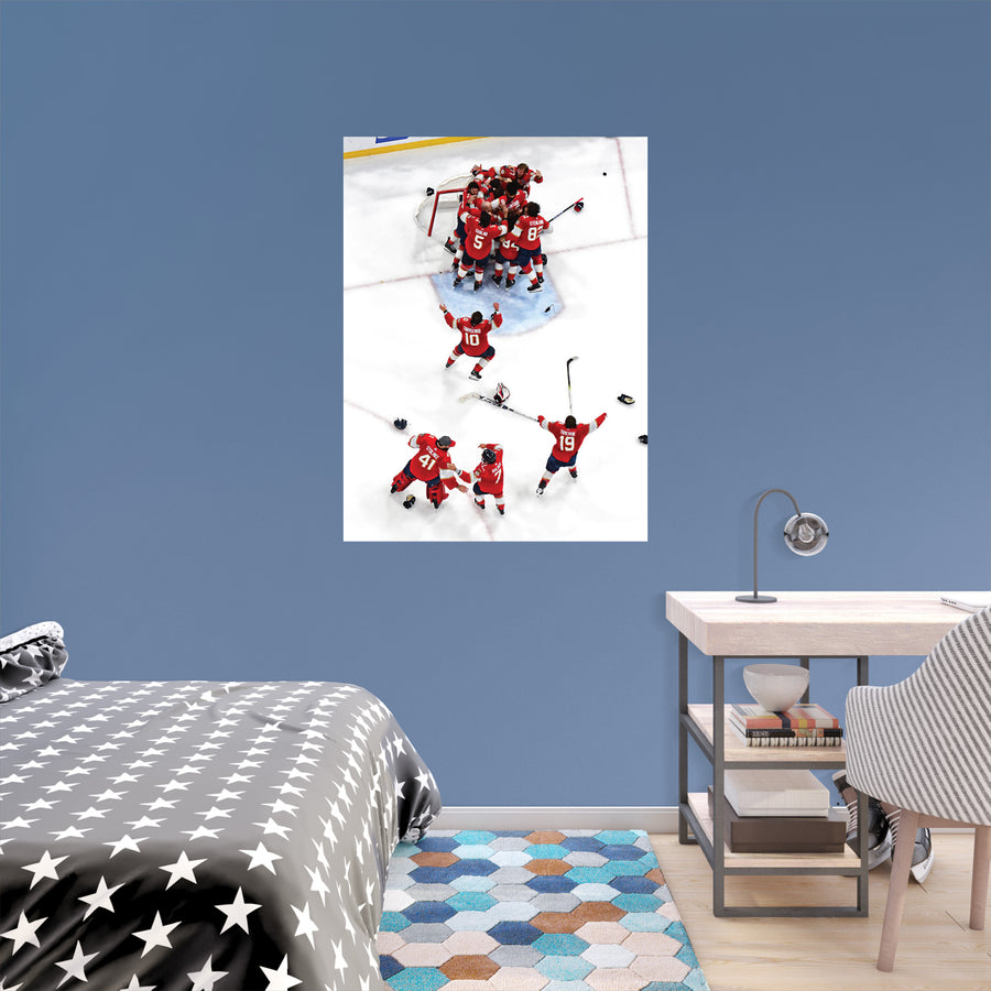 2024 Stanley Cup Champions Celebration - Peel & Stick Poster - Official NHL - Florida Panthers - Reusable Vinyl Wall Decal