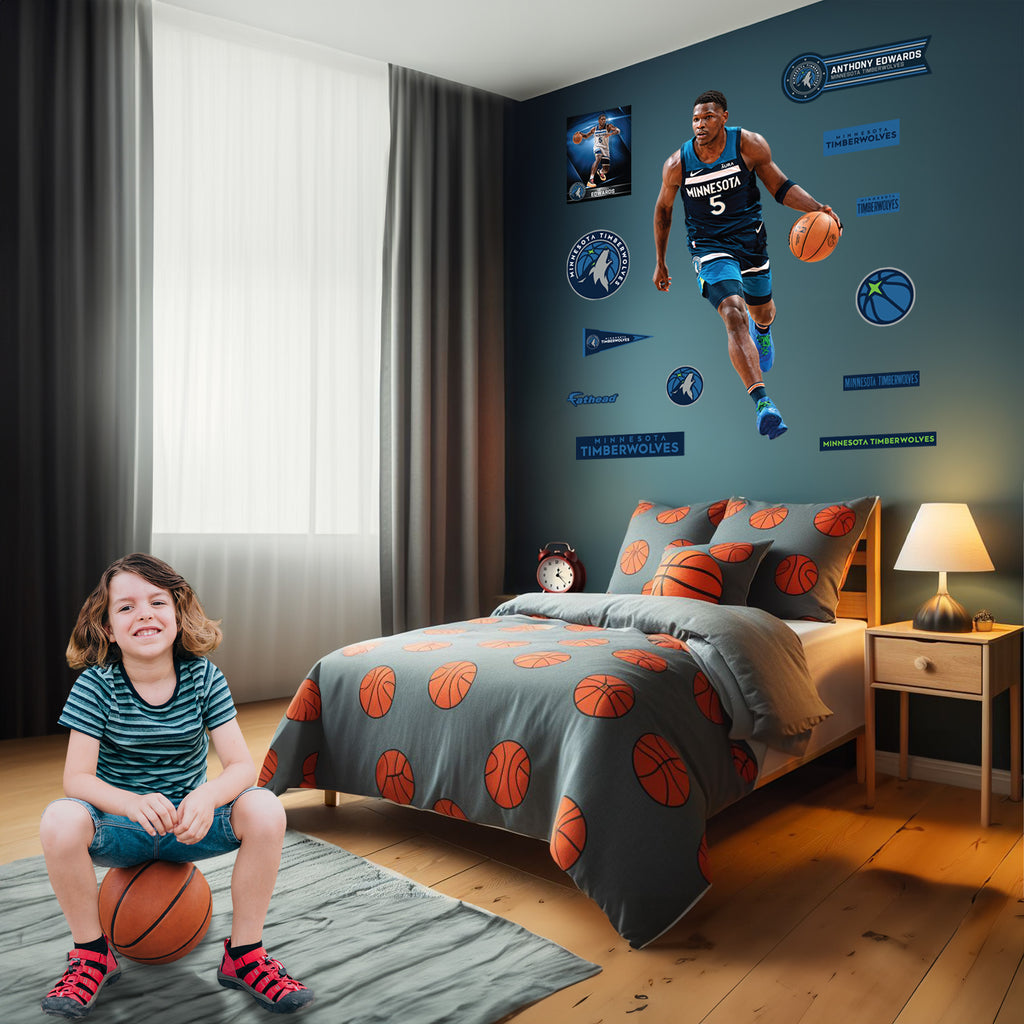 Life-Size Athlete +12 Decals  (43"W x 78"H) 