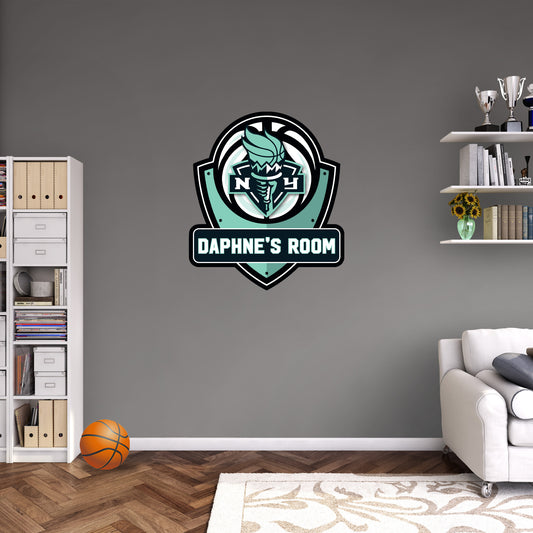 New York Liberty:  2023 Badge Personalized Name        - Officially Licensed WNBA Removable     Adhesive Decal