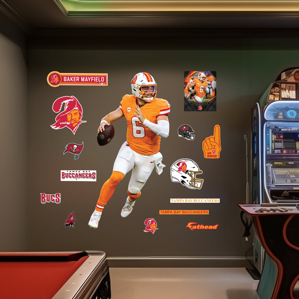 Life-Size Athlete +14 Decals  (41"W x 78"H)