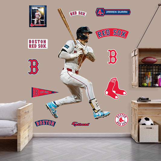 Boston Red Sox: Jarren Duran         - Officially Licensed MLB Removable     Adhesive Decal