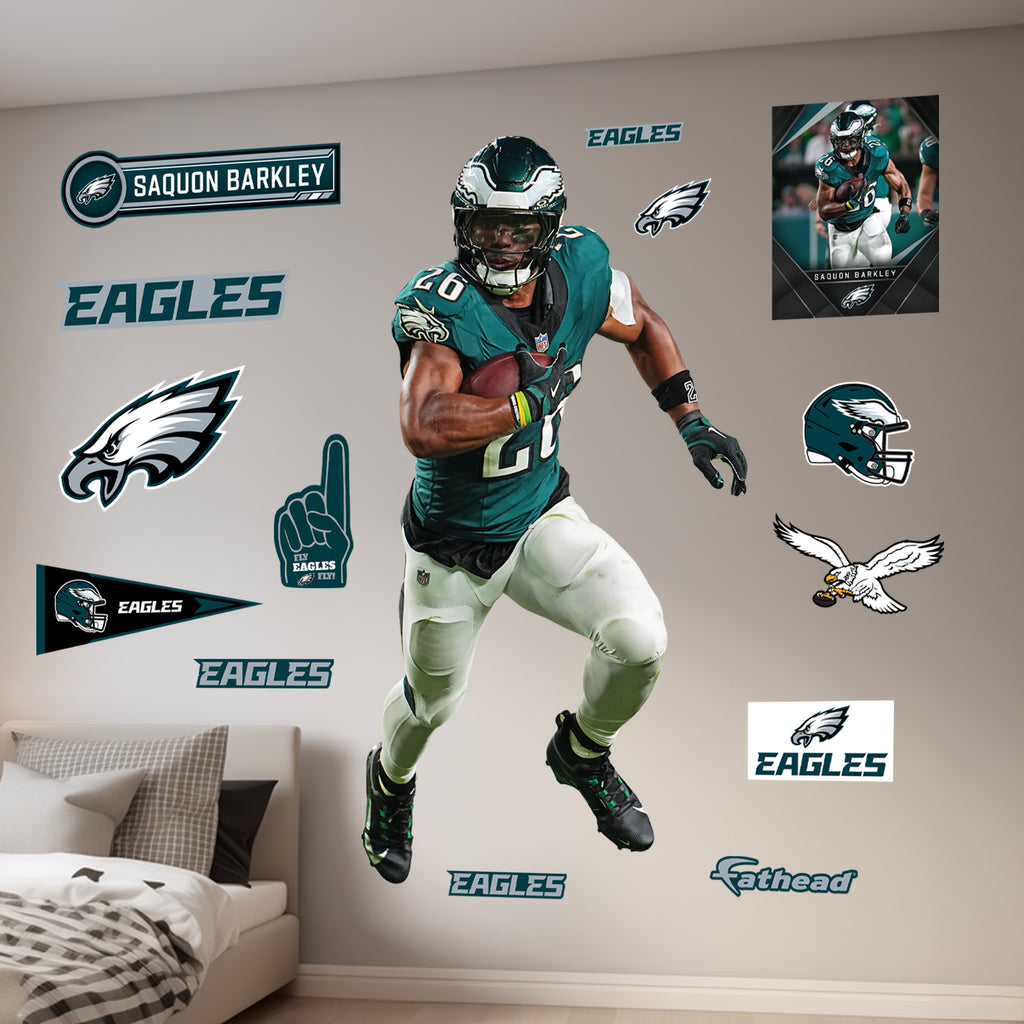 Life-Size Athlete +14 Decals  (40"W x 73"H) 