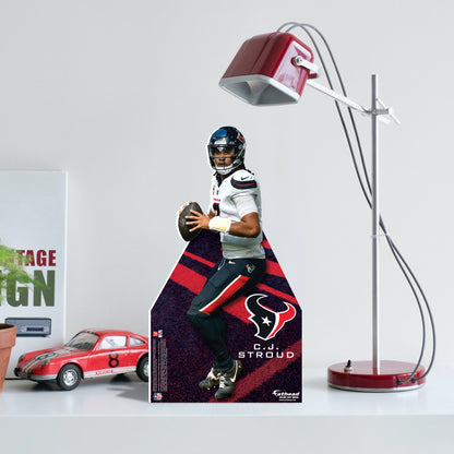 C.J. Stroud - Mini Stand Out - Official NFL - Houston Texans - Cardstock Cutout