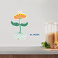 Plant Seeds Floral        - Officially Licensed Big Moods Removable     Adhesive Decal