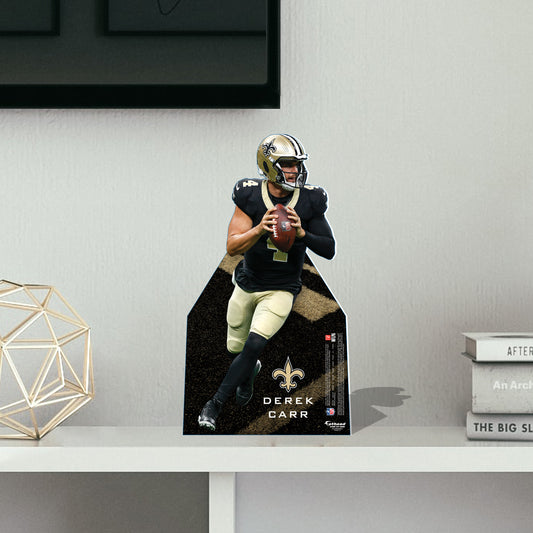 New Orleans Saints: Derek Carr Stand Out Mini   Cardstock Cutout  - Officially Licensed NFL    Stand Out