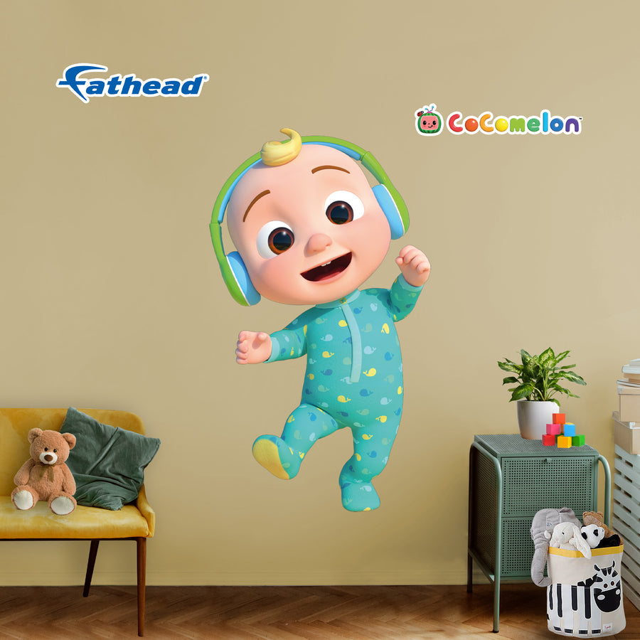 JJ - RealBig Collection - Official CoComelon - Reusable Vinyl Wall Decals #1