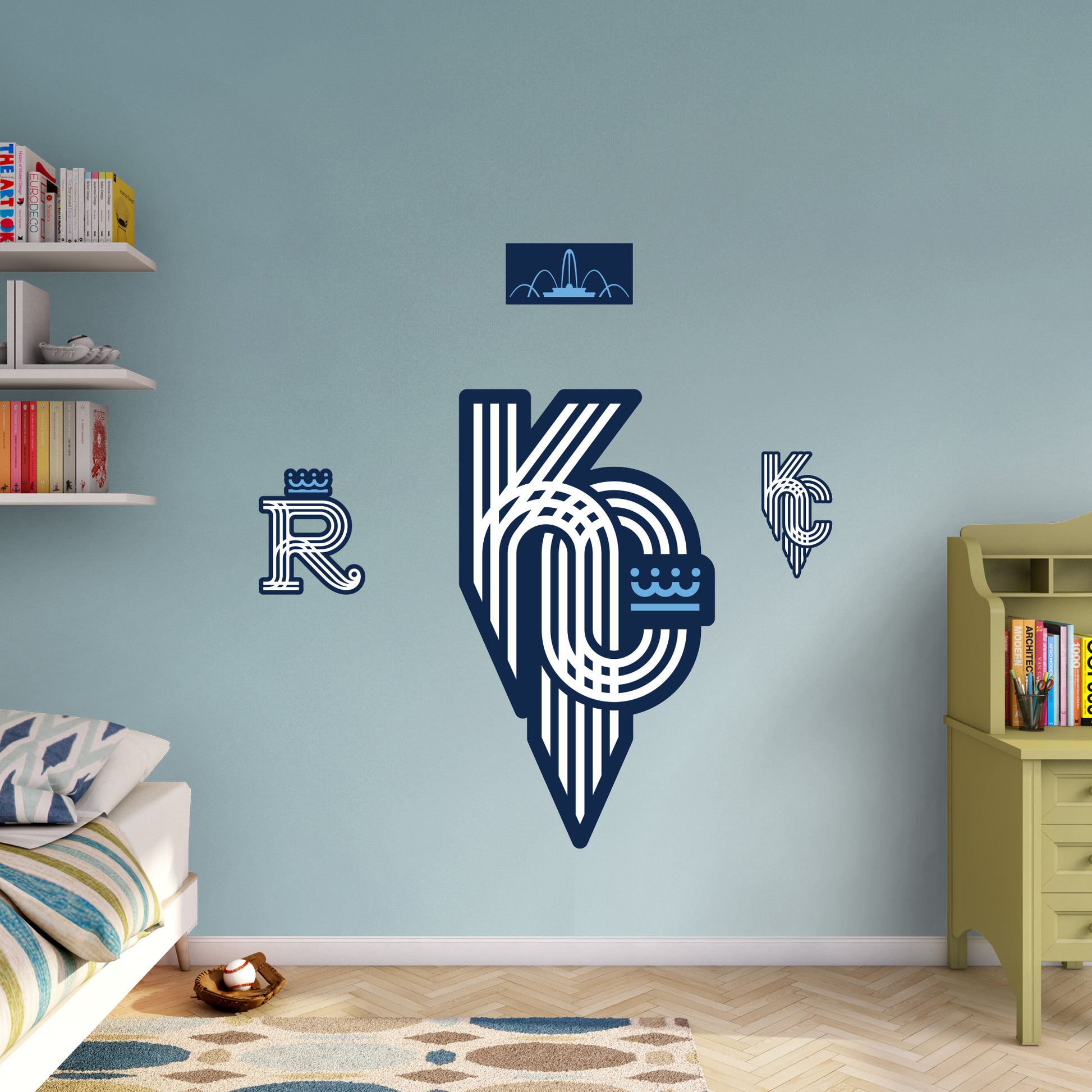 Kansas City Royals: 2023 City Connect Logo - Officially Licensed MLB R –  Fathead