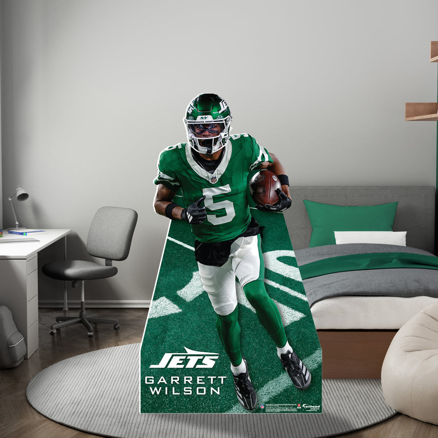 Garrett Wilson - Life-Size Stand Out - Official NFL - New York Jets - Foam Core Cutout
