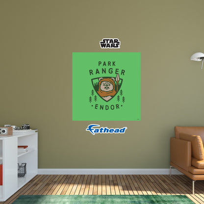 Park Ranger Endor Poster        - Officially Licensed Star Wars Removable     Adhesive Decal