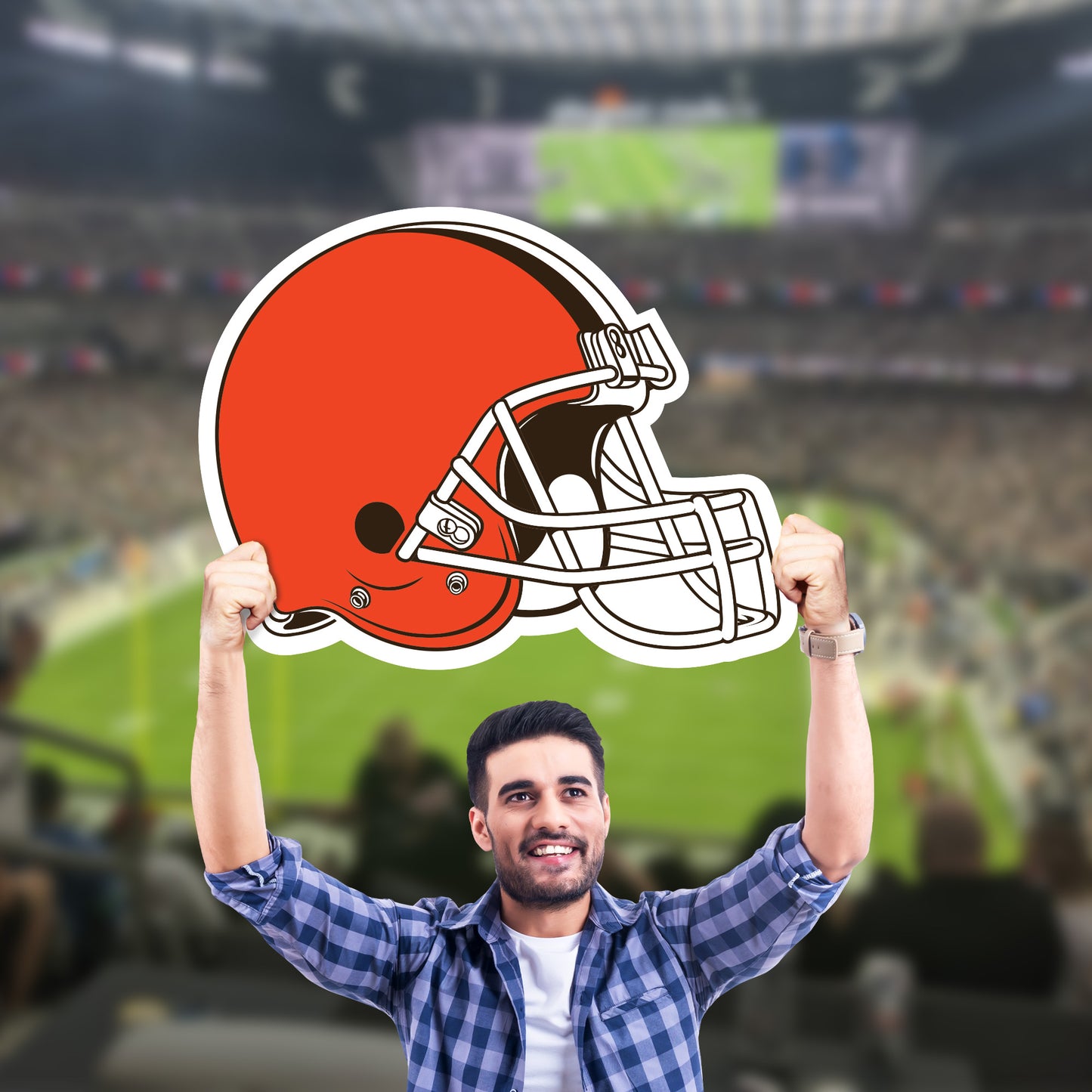 Cleveland Browns:  Foamcore Logo   Foam Core Cutout  - Officially Licensed NFL    Big Head