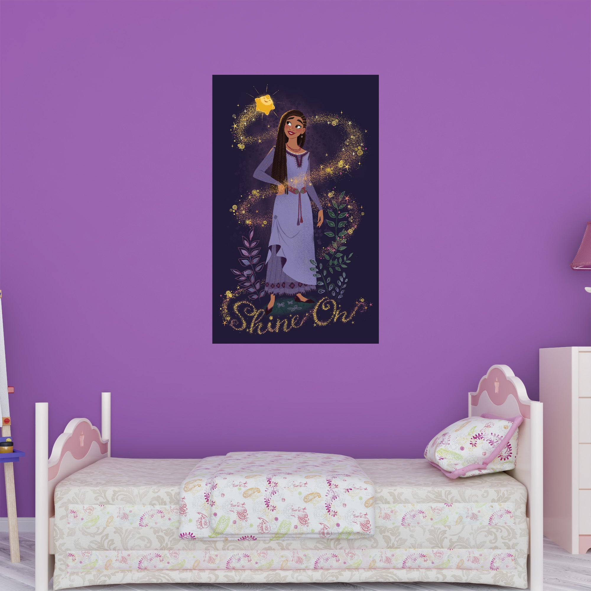 Wish: Asha Stars Poster - Officially Licensed Disney Removable Adhesive  Decal
