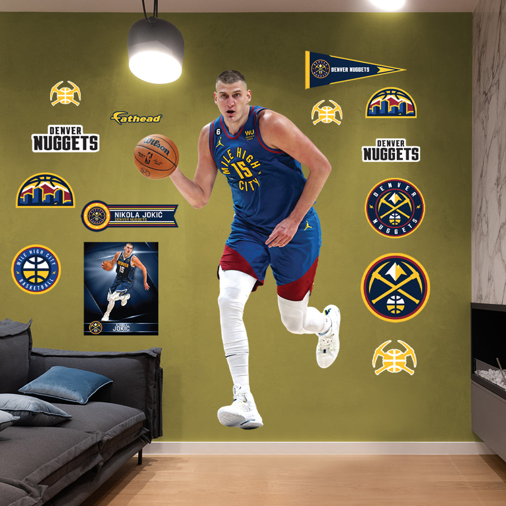 Life-Size Athlete +14 Decals  (45"W x 78"H)