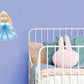 Nursery: Princess Blue Dress Character        -   Removable Wall   Adhesive Decal