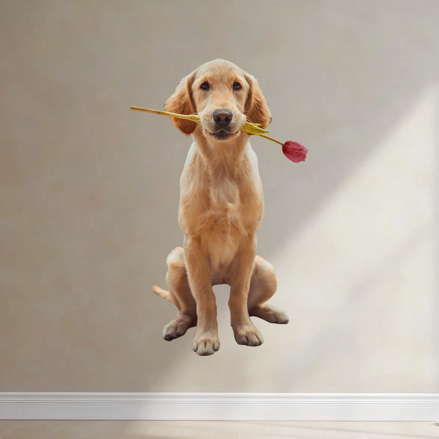 Custom - Pet Die-Cut RealBig - Reusable Vinyl Wall Decal