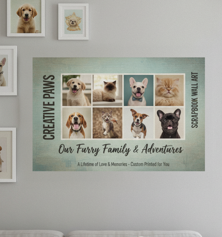 Turn Favorite Memories Into a Custom Collage Vinyl Poster