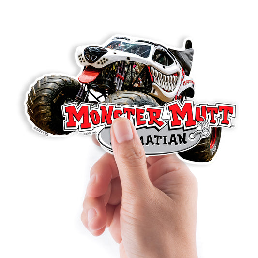 Monster Mutt Dalmatian  Minis        - Officially Licensed Monster Jam Removable     Adhesive Decal