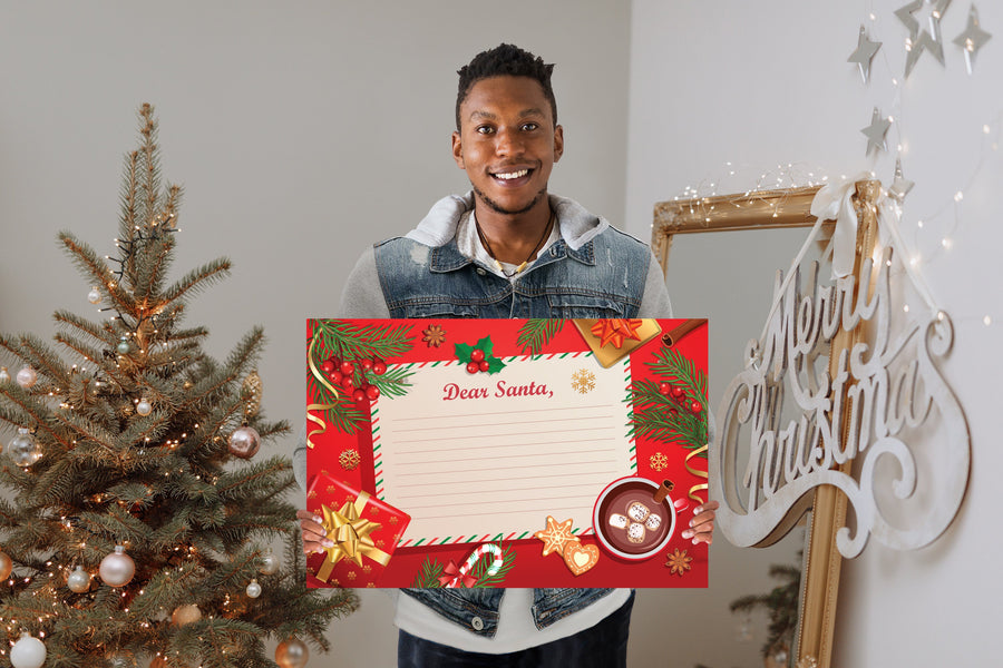 Christmas:  Hot Chocolate        -      Dry Erase Foam Core