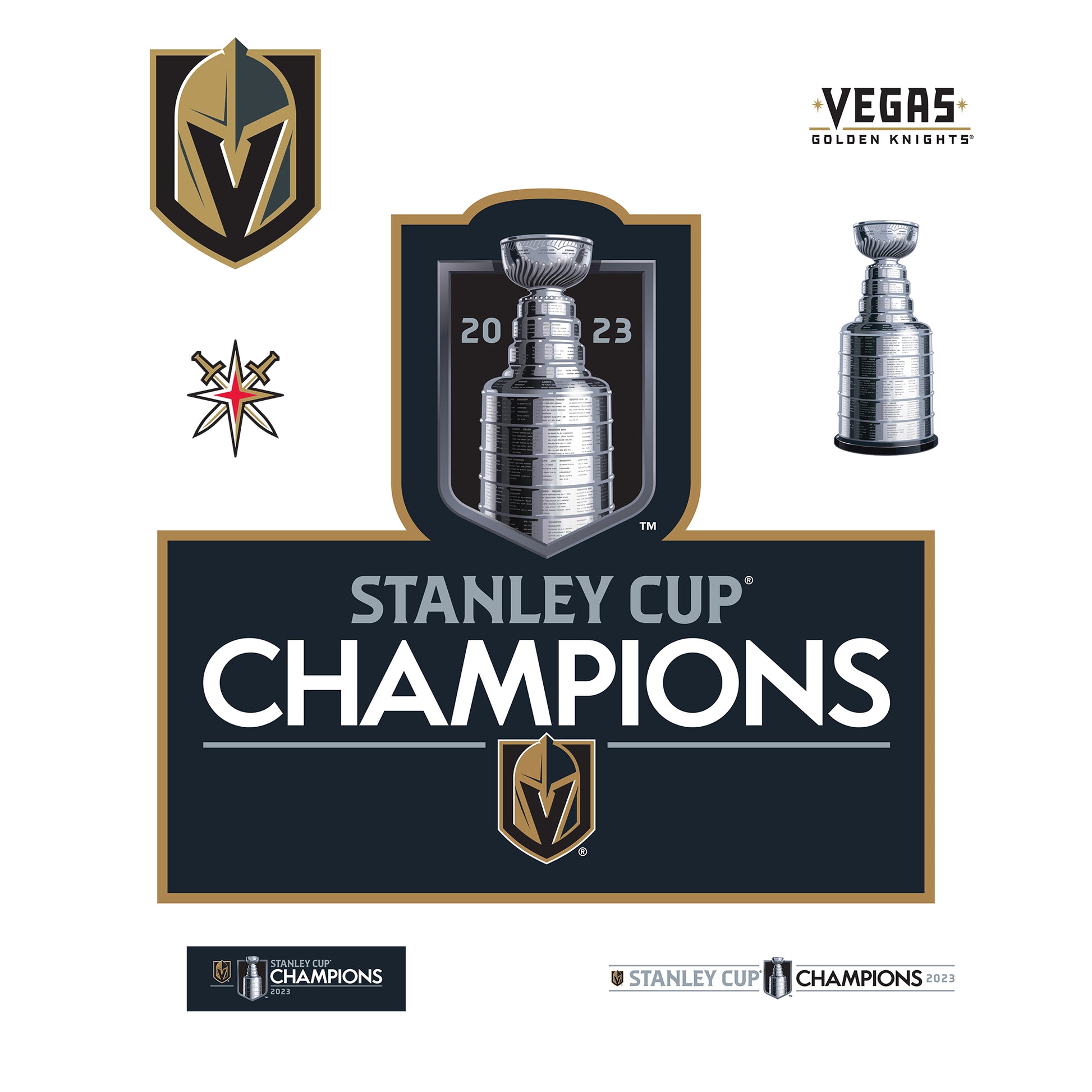Vegas Golden Knights 2023 Champions 6” Mini Stanley Cup