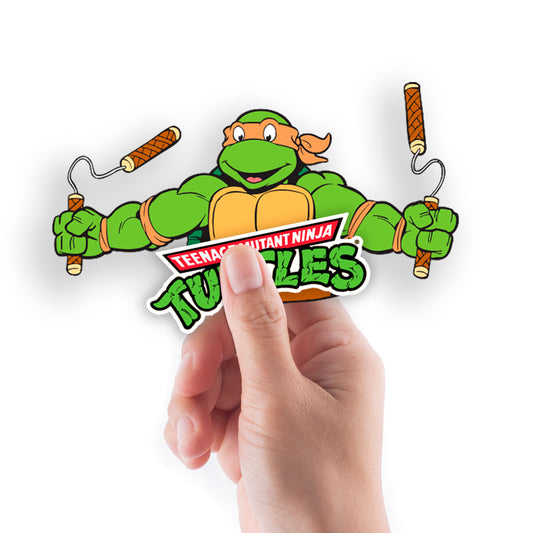 Teenage Mutant Ninja Turtles: Michelangelo Minis        - Officially Licensed Nickelodeon Removable     Adhesive Decal