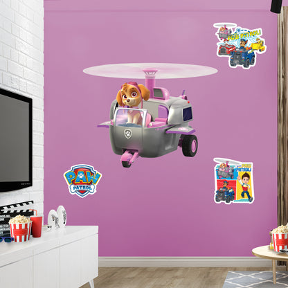 Paw Patrol: Skye Vehicle RealBig        - Officially Licensed Nickelodeon Removable     Adhesive Decal