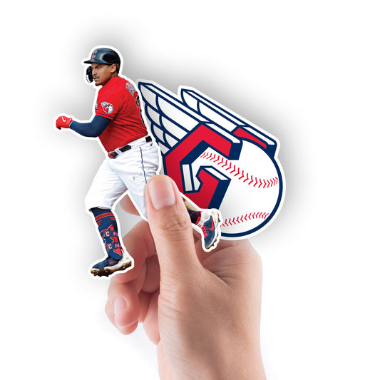 Cleveland Guardians: Josh Naylor 2023 Minis        - Officially Licensed MLB Removable     Adhesive Decal