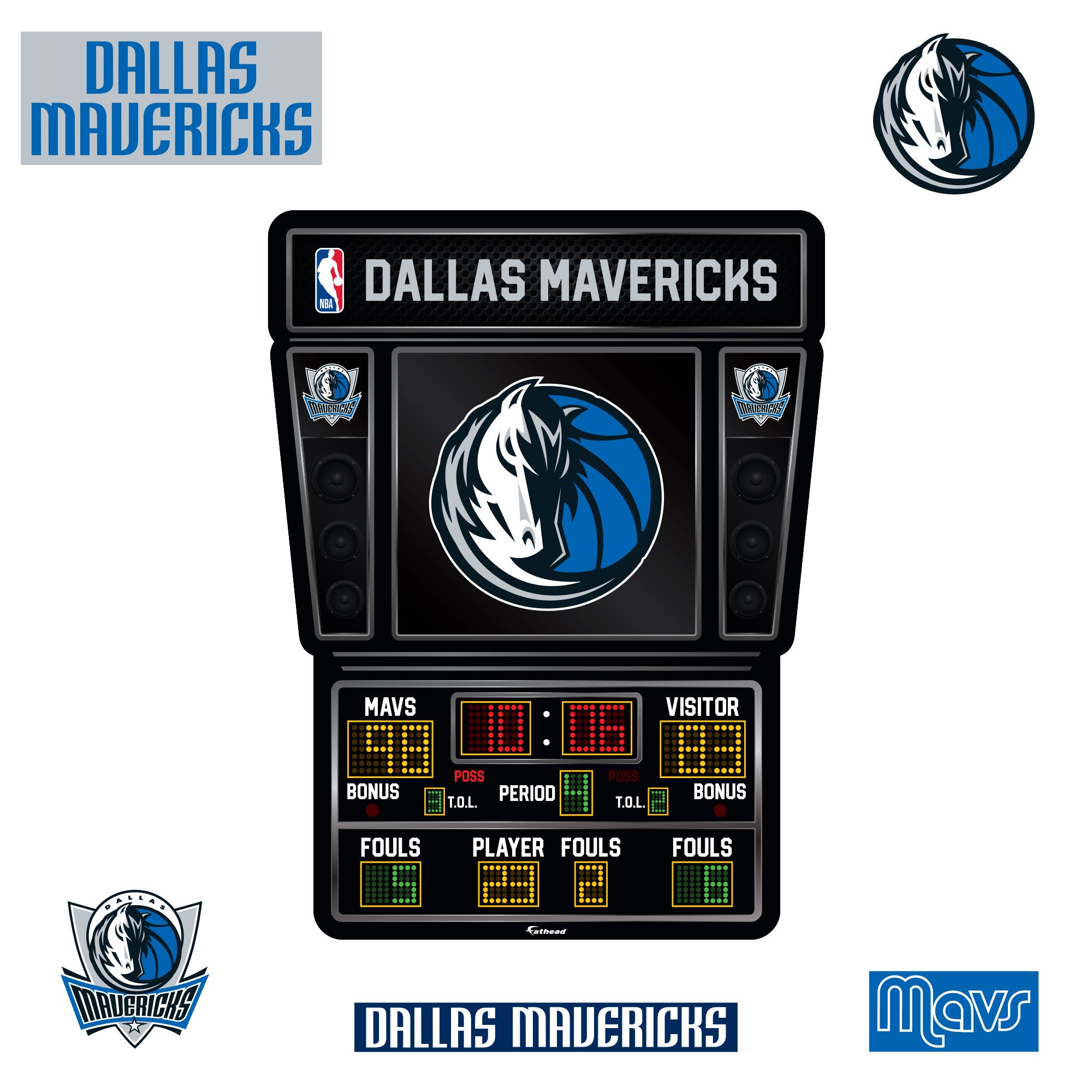 Dallas Mavericks - RealBig Scoreboard Collection - Official NBA - Reus ...