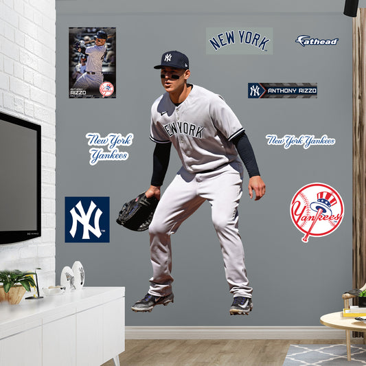 New York Yankees: Anthony Rizzo  Fielding        - Officially Licensed MLB Removable     Adhesive Decal