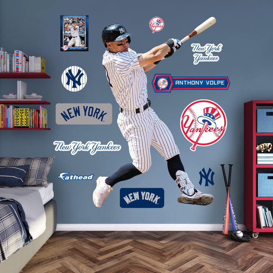 Anthony Volpe - RealBig Collection - Official MLB - New York Yankees - Reusable Vinyl Wall Decals #2