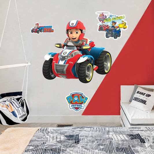 Paw Patrol: Ryder Vehicle RealBig        - Officially Licensed Nickelodeon Removable     Adhesive Decal