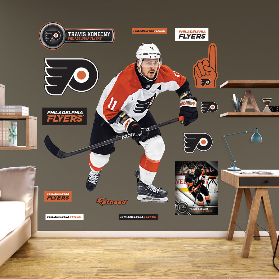 Travis Konecny - RealBig Collection - Official NHL - Philadelphia Flyers - Reusable Vinyl Wall Decals