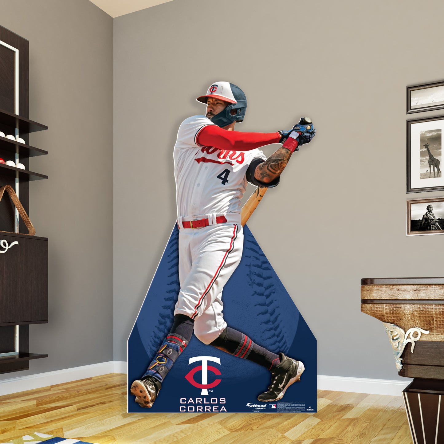 Minnesota Twins: Carlos Correa  StandOut Life-Size   Foam Core Cutout  - Officially Licensed MLB    Stand Out