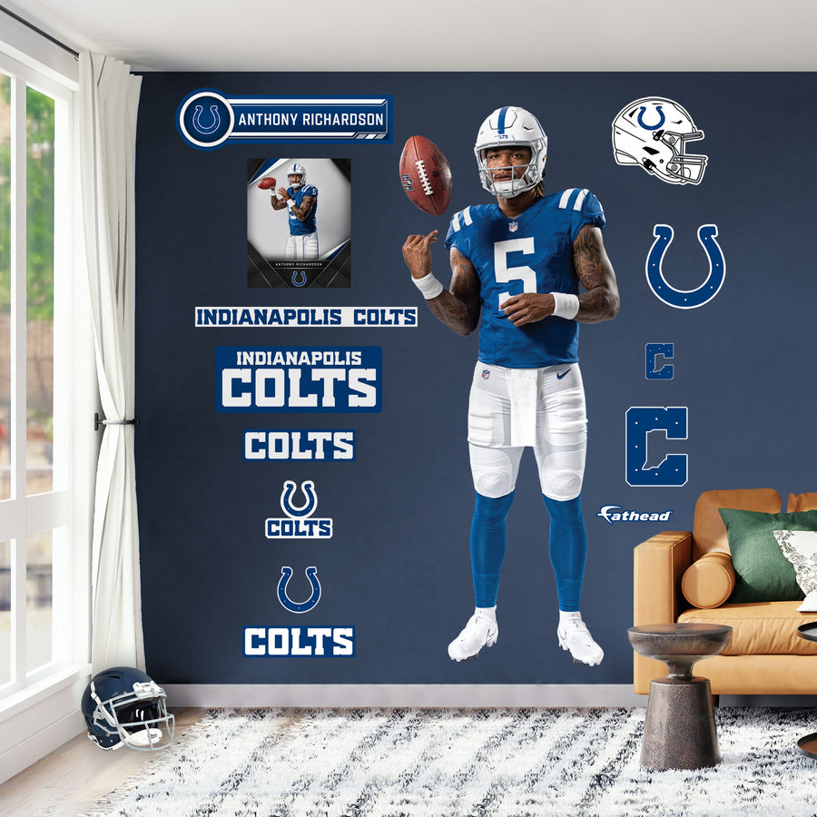 Anthony Richardson - RealBig Preseason Collection - Official NFL - Indianapolis Colts - Reusable Vinyl Wall Decals