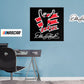 Dale Earnhardt - RealBig Flag Logo Collection - Official NASCAR - Reusable Vinyl Wall Decals