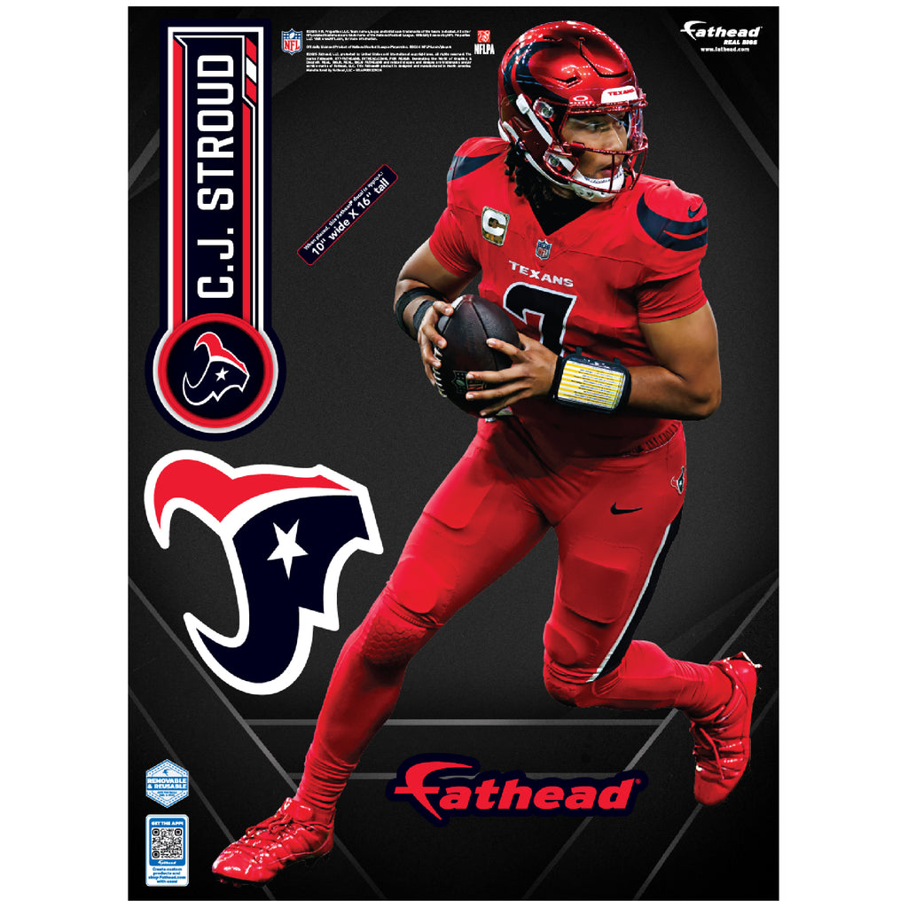 Large Athlete +3 Decals  (10"W x 16"H) 