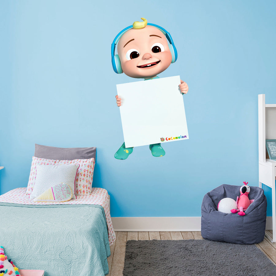 CoComelon - Dry Erase Wall Decal - Official CoComelon - Reusable Vinyl Wall Decal