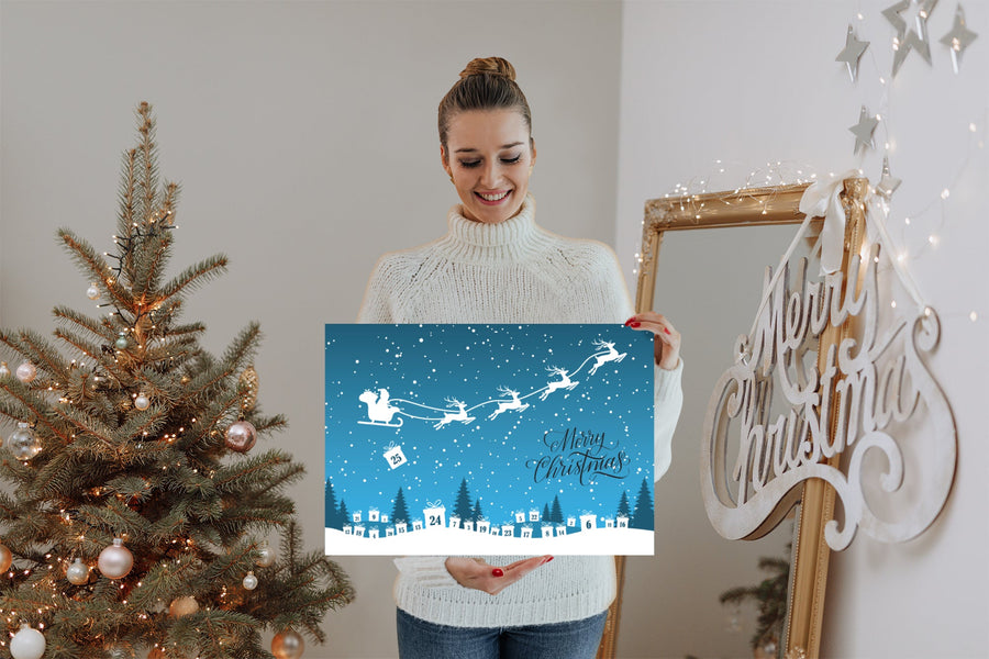 Calendars:  Dropping Gifts Calendar        -      Dry Erase Foam Core