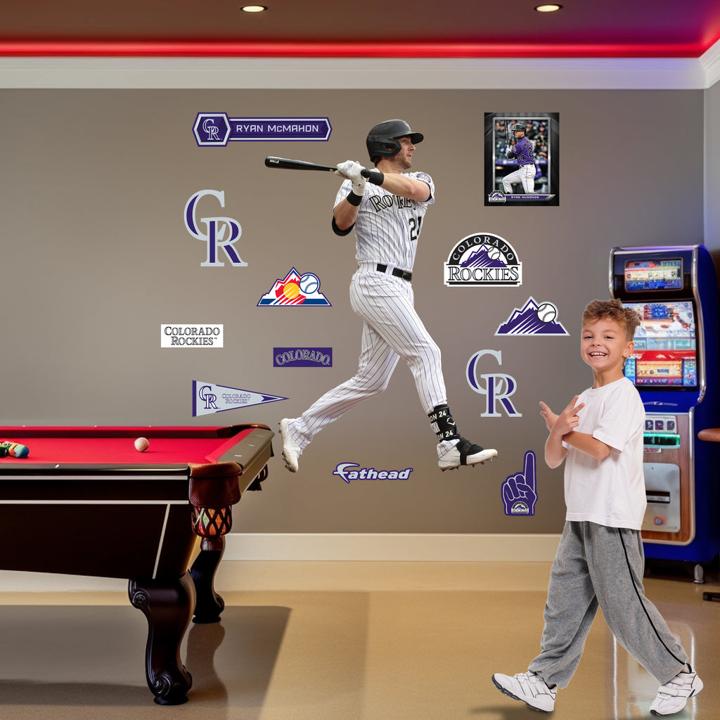 Life-Size Athlete +12 Decals  (51"W x 77.5"H) 