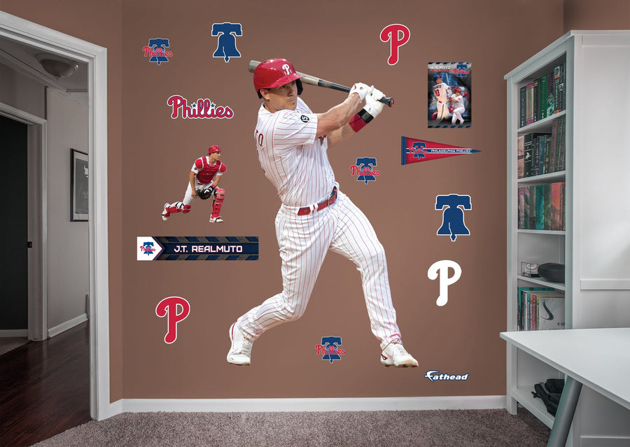 J.T. Realmuto - RealBig Collection - Official MLB - Philadelphia Phillies - Reusable Vinyl Wall Decals