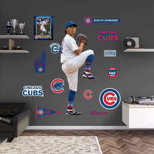 Chicago Cubs: Shota Imanaga         - Officially Licensed MLB Removable     Adhesive Decal