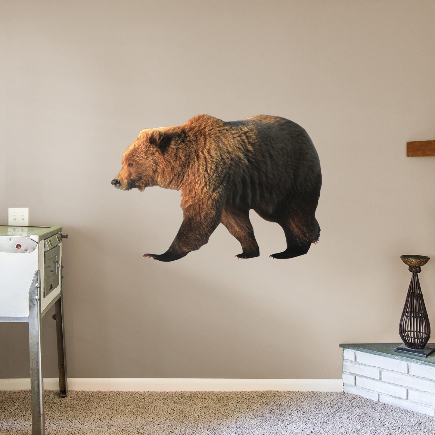 Grizzly Bear - Removable Vinyl Decal