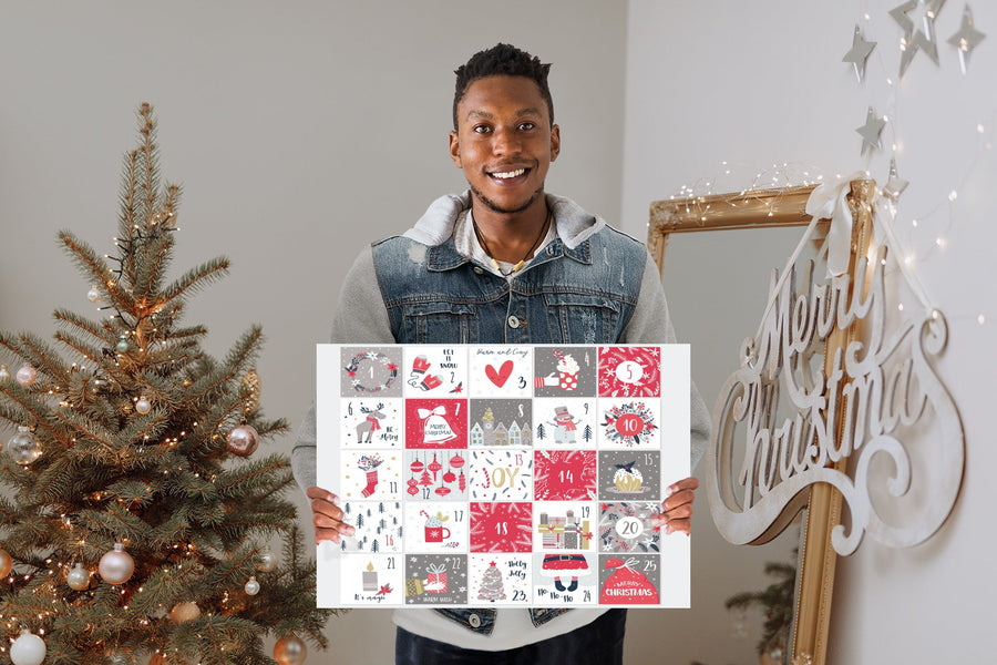 Calendars:  Warm and Cozy Calendar        -      Dry Erase Foam Core