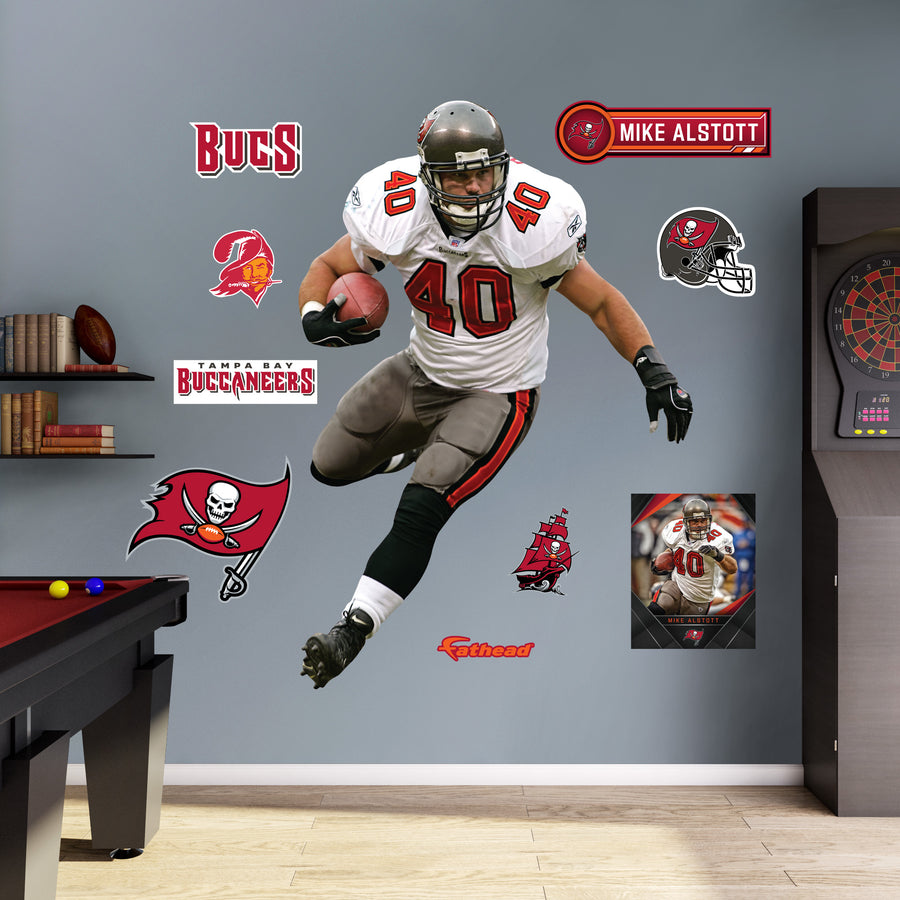 Mike Alstott - RealBig Legend Collection - Official NFL - Tampa Bay Buccaneers - Reusable Vinyl Wall Decals