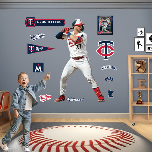 Life-Size Athlete +11 Decals  (47"W x 77"H) 