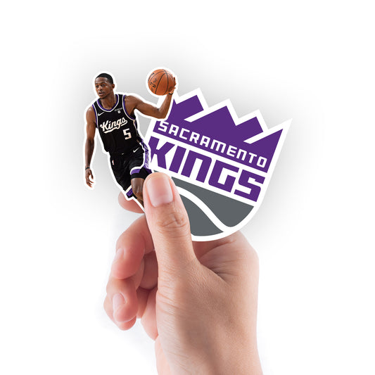 Sacramento Kings: De'Aaron Fox Minis        - Officially Licensed NBA Removable     Adhesive Decal
