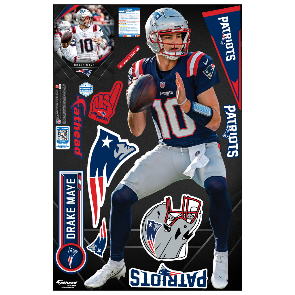 Life-Size Athlete +10 Decals  (40"W x 77.5"H) 