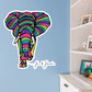 Dream Big Art:  Colorphant Icon        - Officially Licensed Juan de Lascurain Removable     Adhesive Decal